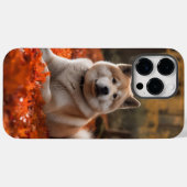 Akita in herfst laat Herfst geïnspireerd Case-Mate iPhone Case (Achterkant (horizontaal))