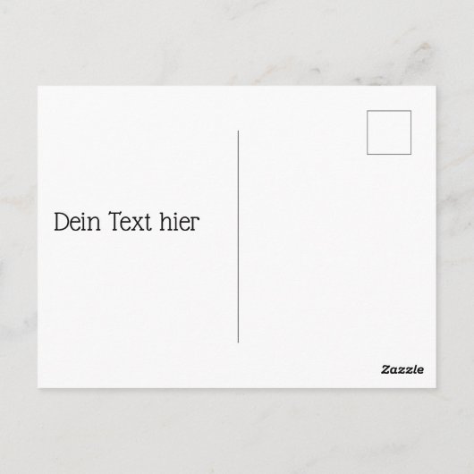 Akita Inu   Briefkaart (Achterkant)