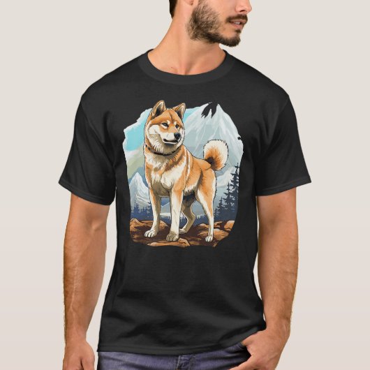 Akita Inu Dog Akita Inu T-shirt (Voorkant)