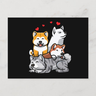 Akita Inu Dog Briefkaart