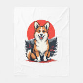 Akita Inu Dog Fleece Deken (Voorkant)