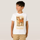AKITA INU DOG FUNNY T-Shirt (Voorkant volledig)