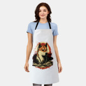 Akita Inu Dog Schort (Gedragen)