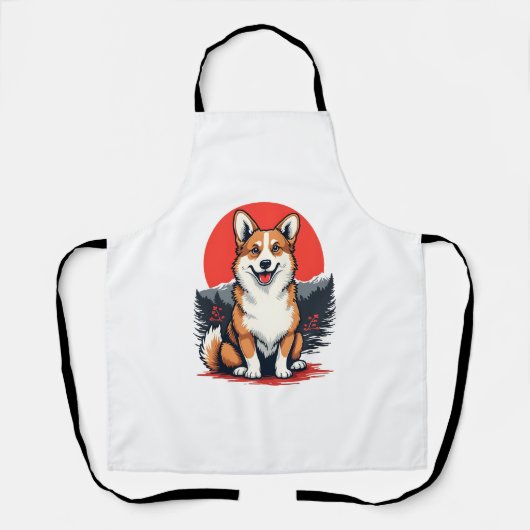Akita Inu Dog Schort (Voorkant)