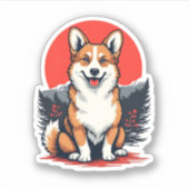 Akita Inu Dog Sticker (Voorkant)