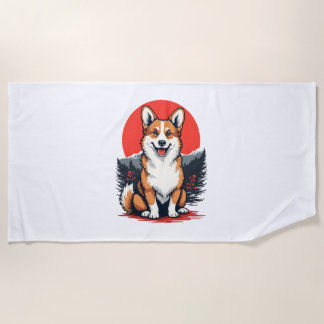 Akita Inu Dog Strandlaken