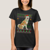 Akita Inu Dog Ugly Christmas Sweaters Holiday Sant (Voorkant)
