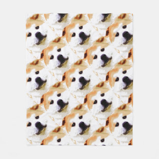 Akita Inu Fleece Deken