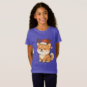 AKITA INU FUNNY CHRISTMAS T-Shirt  (Voorkant volledig)