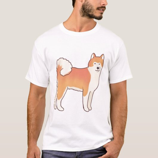 Akita inu hond Magic T-shirt (Voorkant)