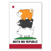 Akita Inu Kaart (Voorkant)