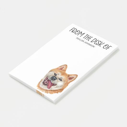 Akita Inu Lover Post-it® Notes (Schuin)