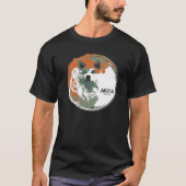 Akita inu-shirt met gezicht t-shirt (Voorkant)