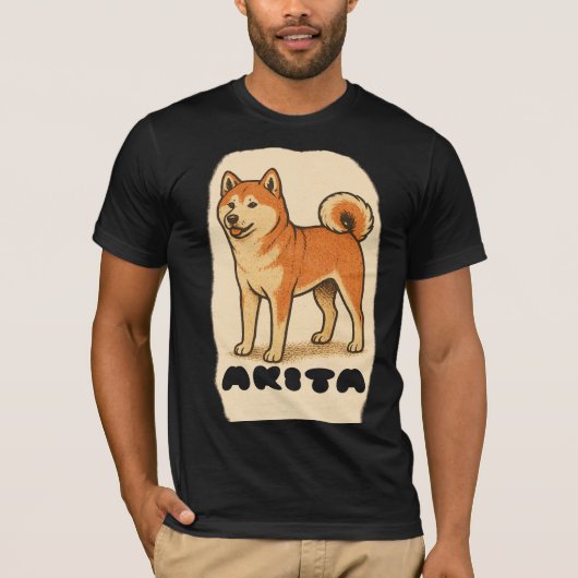 AKITA INU T-Shirt (Voorkant)