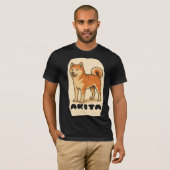 AKITA INU T-Shirt (Voorkant volledig)