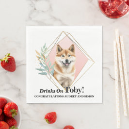 Akita Inu Trouwservetten Met Honden Foto Servet