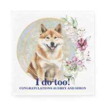 Akita Inu Trouwservetten Met Honden Foto
