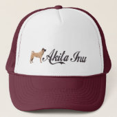 Akita Inu Trucker Pet (Voorkant)