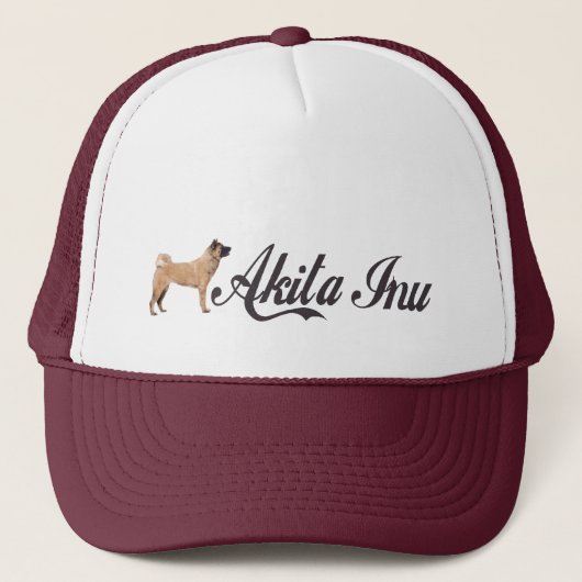 Akita Inu Trucker Pet (Voorkant)