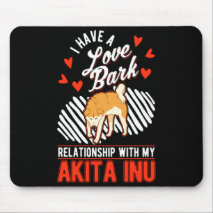 Akita Inu Valentijnsdag Japanse Akita Muismat