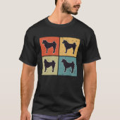 Akita Inu Vintage  4 T-shirt (Voorkant)