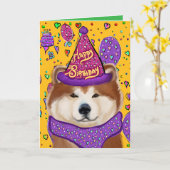 AKITA KAART (Gele Bloem)