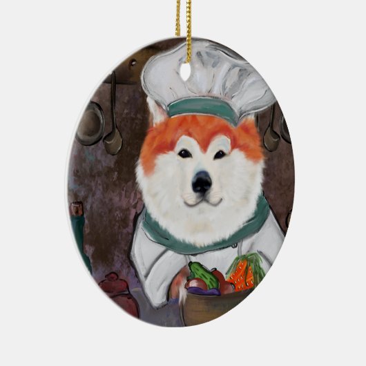 Akita Keramisch Ornament (Rechts)