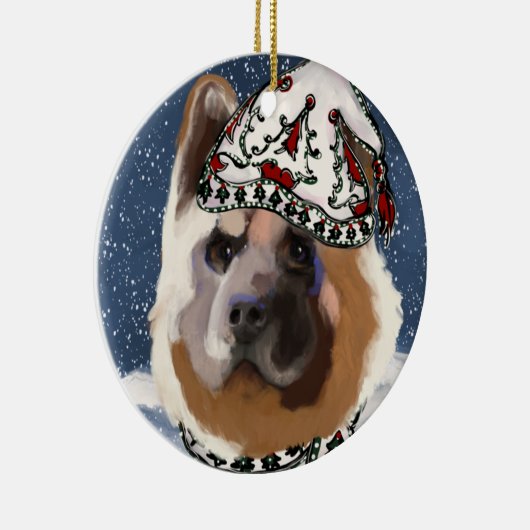 Akita Keramisch Ornament (Rechts)