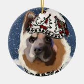 Akita Keramisch Ornament (Voorkant)