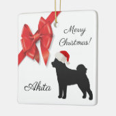 Akita Keramisch Ornament (Links)