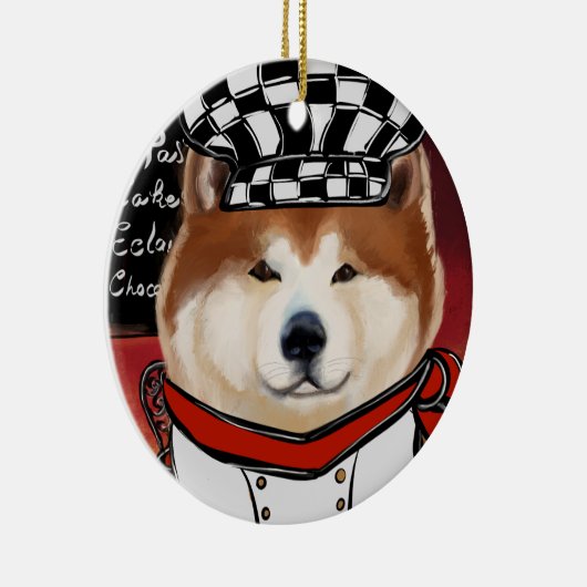 AKITA KERAMISCH ORNAMENT (Rechts)