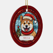 Akita keramische cirkel Ornament (Rechts)