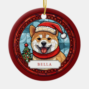 Akita keramische cirkel Ornament