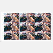 Akita Kerst Cruise: Pawsome Holiday Delight Labels (Vel)