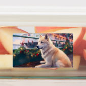 Akita Kerst Cruise: Pawsome Holiday Delight Labels (Aangebracht)