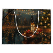 Akita Kerst Feestelijke reis Groot Cadeauzakje (Achterkant)