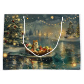 Akita Kerst Feestelijke reis Groot Cadeauzakje (Voorkant)