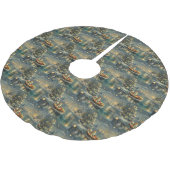 Akita Kerst Feestelijke reis Kerstboom Rok (Gekanteld)