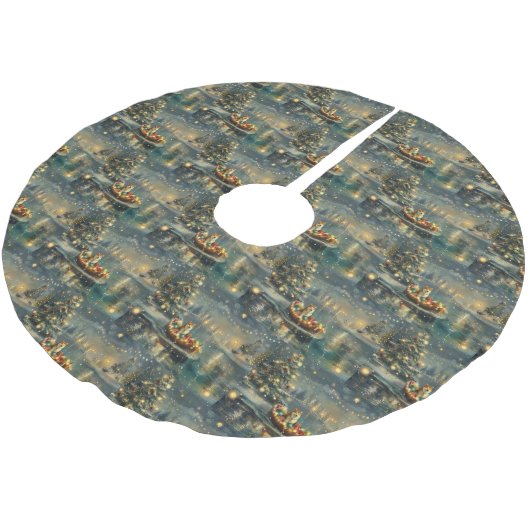 Akita Kerst Feestelijke reis Kerstboom Rok (Gekanteld)