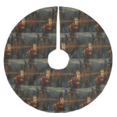 Akita Kerst Feestelijke reis Kerstboom Rok (Voorkant)