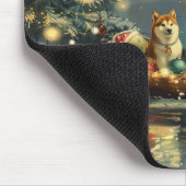 Akita Kerst Feestelijke reis Muismat (Hoek)