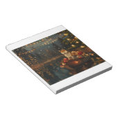 Akita Kerst Feestelijke reis Notitieblok (Schuin)