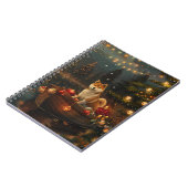 Akita Kerst Feestelijke reis Notitieboek (Linkerzijde)