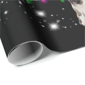 Akita kerstboom bedekt door Flashli Cadeaupapier (Rol Hoek)