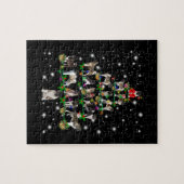 Akita kerstboom bedekt door Flashli Legpuzzel (Horizontaal)