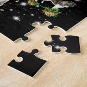 Akita kerstboom bedekt door Flashli Legpuzzel (Zijkant)