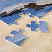 Akita Kerstboot Vakantie Legpuzzel (Zijkant)