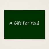 Akita kerstcadeautentags visitekaartjes (Achterkant)