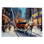 Akita Kerstfeest Seizoen Groot Cadeauzakje (Achterkant)