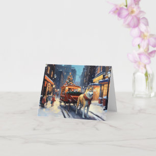 Akita Kerstfeest Seizoen Kaart